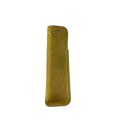 Signati – Handmade Green Leather Pen Case