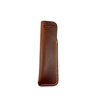 Signati – Handmade Dark Brown Leather Pen Case