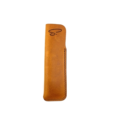 Signati – Handmade Light Brown Leather Pen Case