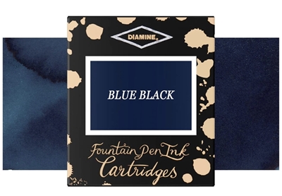 Diamine ink cartridges - Blue-Black 6pcs